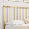 Twin Full Queen Bed Frame Metal Platform Bed with Headboard, 14 Inches Metal Mattress Foundation, No Box Spring Needed, Easy Assembly, Gold - 4 of 4