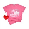 Simply Sage Market Women's Love You More Bubble Short Sleeve Garment Dyed Tee - 3 of 3