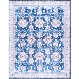 Martha Stewart Traditional MSRW196 Machine Washable Skid Resistant Power Loomed Indoor Rugs - 1 of 4