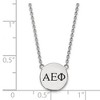 Black Bow Jewelry Sterling Silver Alpha Epsilon Phi Greek Life Necklace 18 Inch - 2 of 4