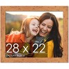 PosterPalooza | Shabby Chic Orange Picture Frame - UV Acrylic, Backing Board, Hanging Hardware Included - 2 of 4