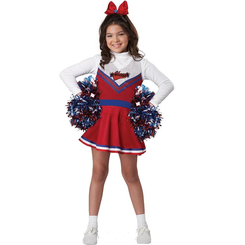 California Costumes Go Team Cheerleader Girls' Costume, 1 of 3
