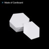 Unique Bargains Hexagon Shapes English Paper Reusable Sewing DIY Quilting Templates 100 Pcs - 4 of 4