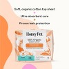 The Honey Pot Company, Non-Herbal Super Pads with Wings, Organic Cotton Cover - 16ct - 4 of 4