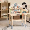 Kids Play Tool Workbench Wooden Tool Bench w/ Rich Accessories for Boys & Girls - 2 of 4