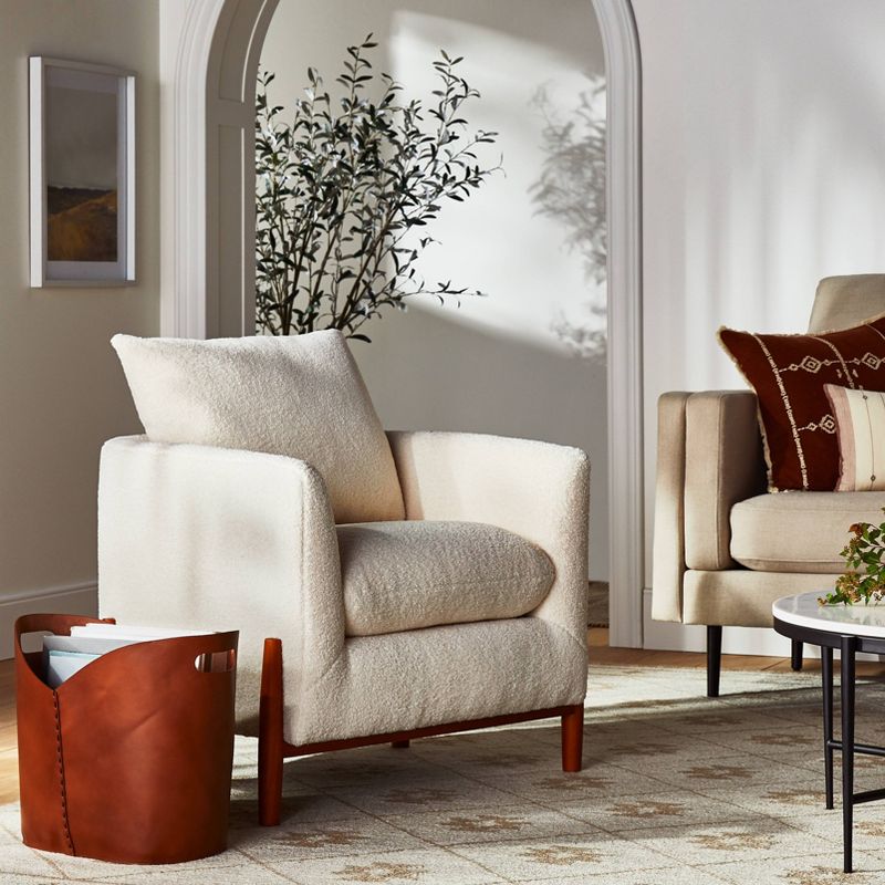 Elroy Accent Chair with Wooden Legs - Threshold™ designed with Studio McGee, 3 of 17