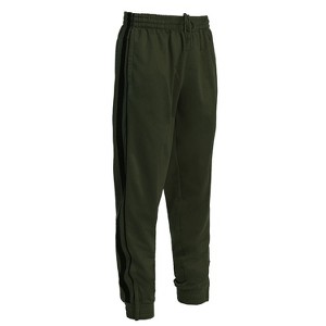 Gioberti Men's Athletic Track Pants With Ribbed Zipper Cuffs - 1 of 4