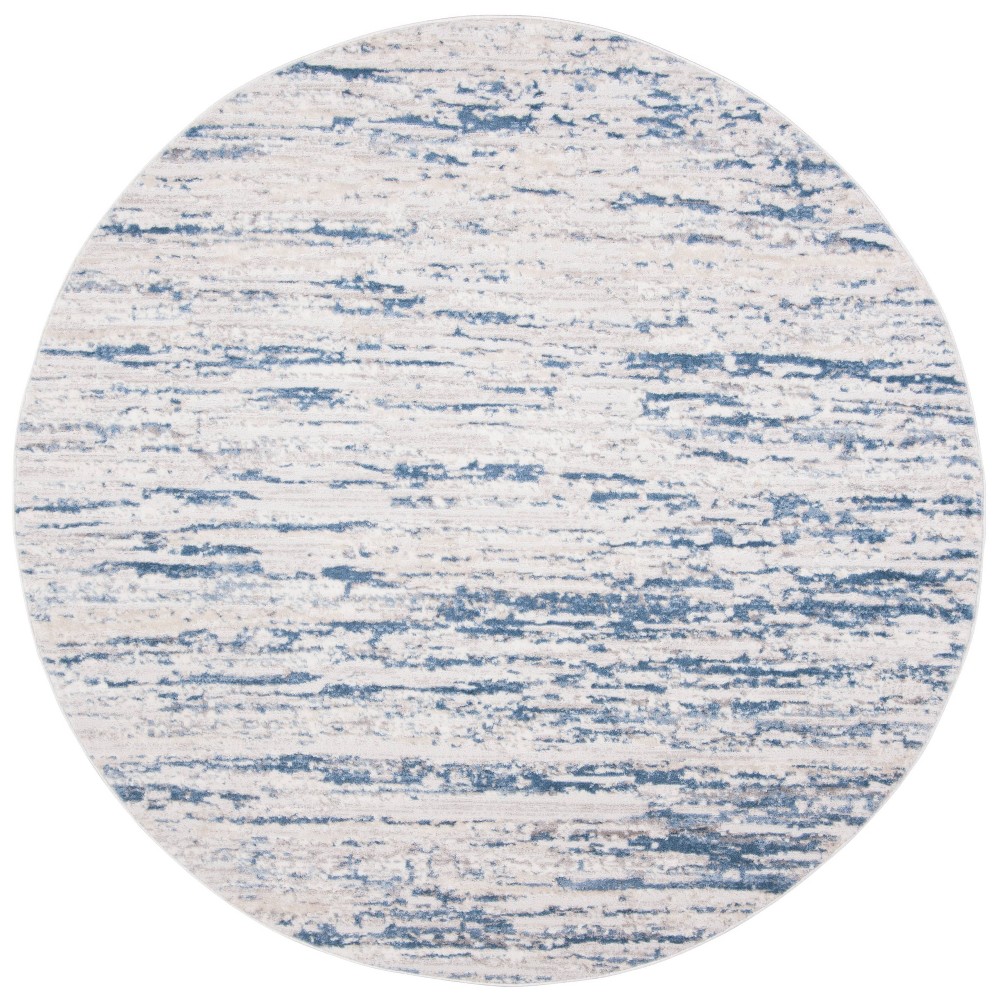 6'7in Round Kylie Rug Ivory/Blue - Safavieh