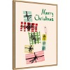 Amanti Art Wobbly pile of Christmas presents by Annick Canvas Wall Art Print Framed - 2 of 4