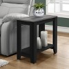 FURNIinspire End Tables Multifunctional Side Table Living Room Sofa Beside Table for Bedroom Office, Transitional, Black, 23.75"*11.75"*22" - 2 of 4