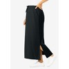 Woman Within Women's Plus Size Sport Knit Side-Slit Skirt - 4 of 4
