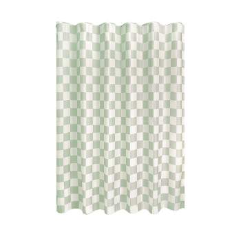 iDESIGN Check Shower Curtain