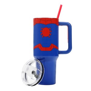 Marvel Spider-Man Costume 40 Oz Stainless Steel Tumbler With Handle-OSFA - 1 of 4