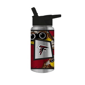 NFL Atlanta Falcons Mascot Mini Thirst Water Bottle - 16oz: Stainless Steel Portable Drinkware - 1 of 3