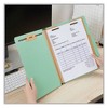 Universal Six-Section Classification Folders, Heavy-Duty Pressboard Cover, 2 Dividers, 6 Fasteners, Letter Size, Light Green, 20/Box - image 4 of 4