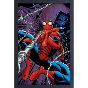Pyramid America Marvel Comics: Spider-Man - Slinging Wall Framed - 1 of 1