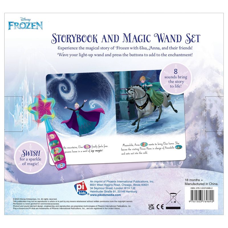 Disney Frozen Elsa&#39;s Magic Book and Wand Sound Book Set, 2 of 6