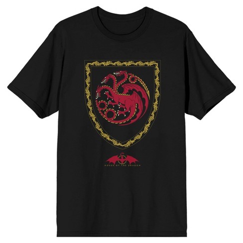 Men's Game of Thrones: House of the Dragon Fire-Breathing Dragon Logo  T-Shirt