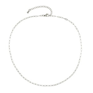 Slate by Rebl Paperclip Chain Necklace   Stainless Steel - 1 of 3