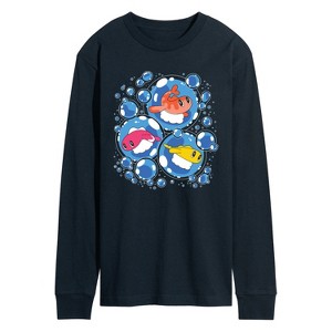 Men's - Pokémon - Tatsugiri Bubbles Long Sleeve Graphic T-Shirt - 1 of 3
