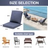 Patio Chair Cushions Waterproof for Outdoor Furniture with Removable Cover Deep Seat & Back Cushion - 2 of 4