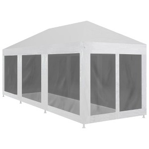 vidaXL Party Tent with 8 Mesh Sidewalls 29.5' x 9.8' - 1 of 4