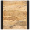 vidaXL Dining Table 23.6"x23.6"x29.5" Solid Rough Mango Wood - 4 of 4