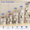 Aheaplus 4-tier/ 5-tier Bookshelf for Home Office, 360 Rotating,  Corner Bookcase - 4 of 4