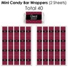 Big Dot of Happiness 2025 Maroon Graduation Party Candy Favor Sticker Kit - 304 Pieces - 3 of 4