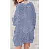 Imily Bela Women's Bohemian Style Cardigan Sweater, Loose Crochet Cardigan Jacket - 2 of 4
