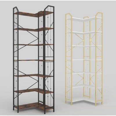 Wooden Bookshelves Floor Standing Multipurpose Display Storage Shelves
