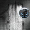 ONWITH Matte Black Shower Kit 10 inch Brass Bathroom Deluxe rain mixed Shower Kit - 4 of 4