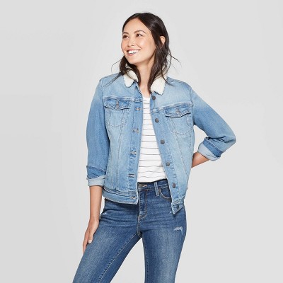 sherpa denim jacket target