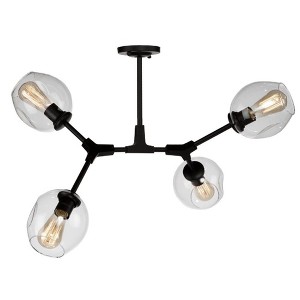Artcraft Lighting Organic 4 - Light Semi-Flush Mount in  Black - 1 of 1
