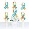 Big Dot of Happiness Autism Acceptance Decorations - DIY Awareness Paper Ribbon Cut-Out Essentials - Set of 20 - 2 of 4