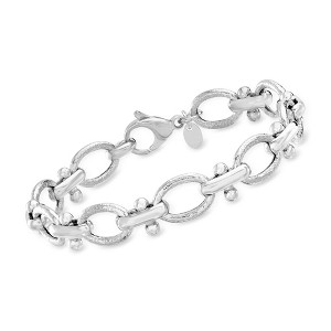 Ross-Simons Italian Sterling Silver Link Bracelet - 1 of 3