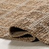 Arvin Olano x Rugs USA - Penni Checked Jute and Wool Indoor Area Rug - 4 of 4