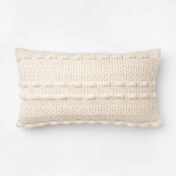 Extra Long Lumbar Pillow Cover, Large Lumbar Pillow Case, Coral