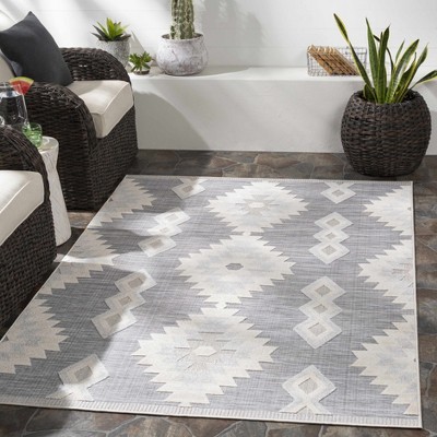 Hauteloom Rectangle Area Rug   Cream