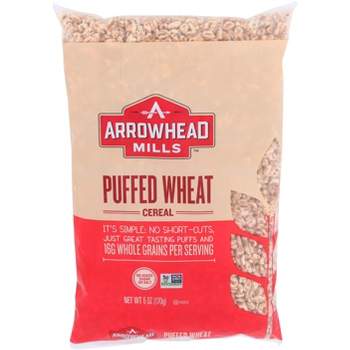 Arrowhead Mills Puffed Wheat Cereal - Case of 12-  6 oz