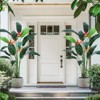 Artificial Bird of Paradise Plant Fake Palm Tree for Indoor Outdoor Modern Decor Faux Plants - 3 of 4
