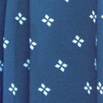 blue white medallion