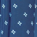 blue white medallion