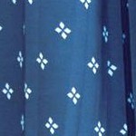 blue white medallion