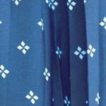 blue white medallion