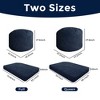 MAXYOYO 4ft Convertible Bean Bag Bed, Corduroy Huge Bean Bag Bed Full, Navy - 2 of 4