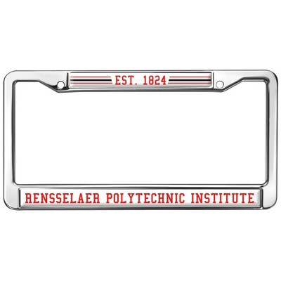 Rensselaer Polytechnic Institute Full Size Standard License Plate Metal Frame