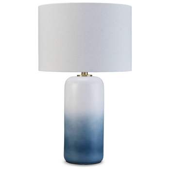 Signature Design by Ashley Lemrich Table Lamp Blue/White