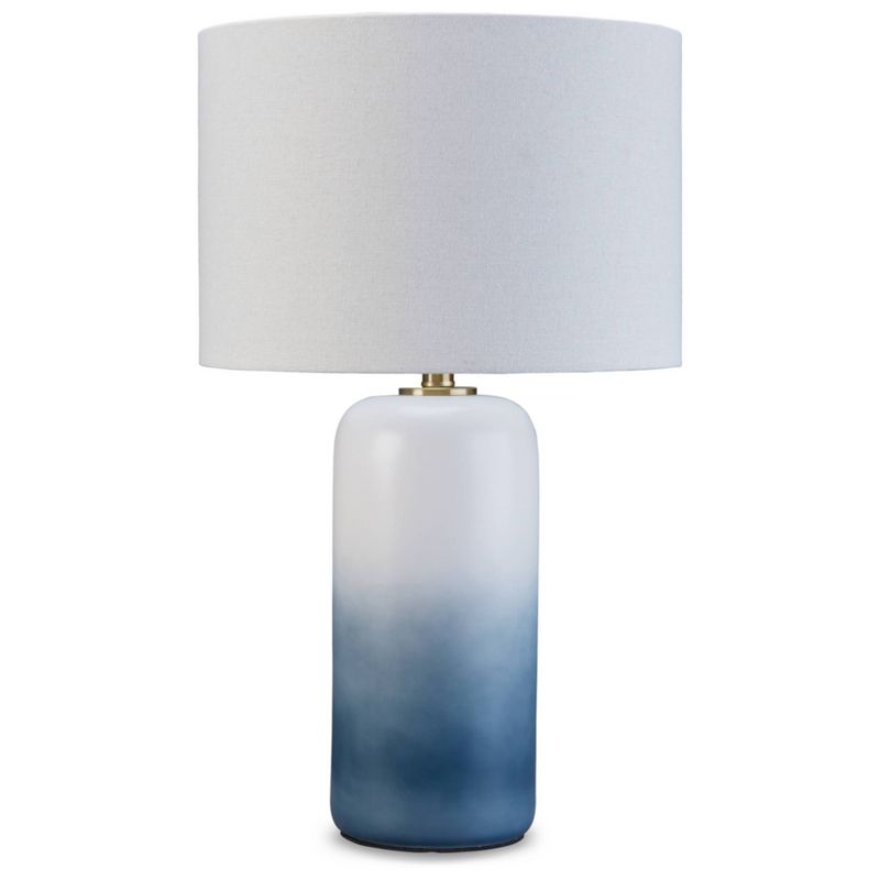 Signature Design by Ashley Lemrich Table Lamp Blue/White, 1 of 5