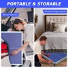 VYNXARIA 5ft Mid-Size Table Tennis Table Foldable & Portable Ping Pong Table Set for Indoor Games with Net, 2 Table Tennis Paddles and 3 Balls - 3 of 4